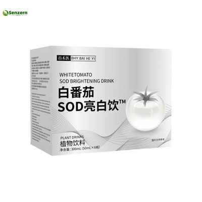50ml*6 Ποτό Λεύκανσης Sod White Tomato OEM Μικρομοριακά Πεπτίδια Για Καλύτερη Απορρόφηση