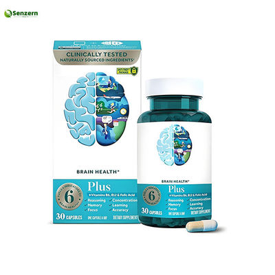 Relieve Anxiety Memory Brain Supplement 20pcs Vitamin B Capsule Tablet