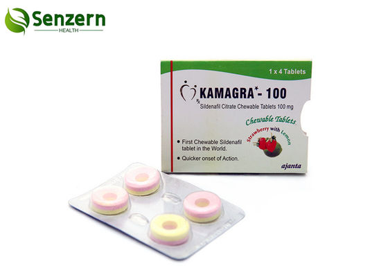 Un buon prezzo. FDA Kamagra masticabile 100 sapore di frutta 4 compresse in linea