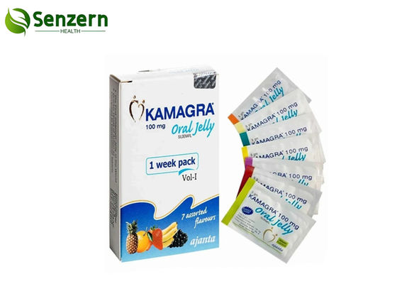 Bom preço Kamagra 100 mg Oral Jelly Fruit Aromas Ed Enhancement Pills on-line