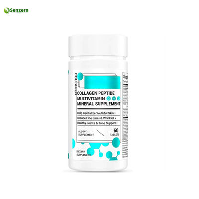 Harga bagus Tablet Peptida Kolagen VC VE 60pcs Suplemen Diet Kolagen Sodium Hyaluronate on line