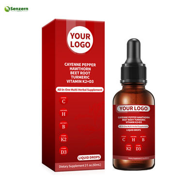 Bom preço 60 ml de Capsaicina Gotas de Vitamina Aceleram o Metabolismo Reduzem o Risco de Doenças Cardiovasculares on-line
