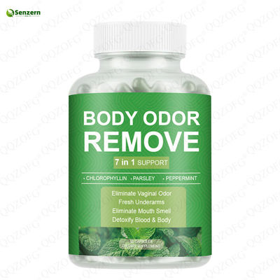 Chlorophyll Capsules Whole Body Deodorant Vitamins Parsley Regulates Microbiome